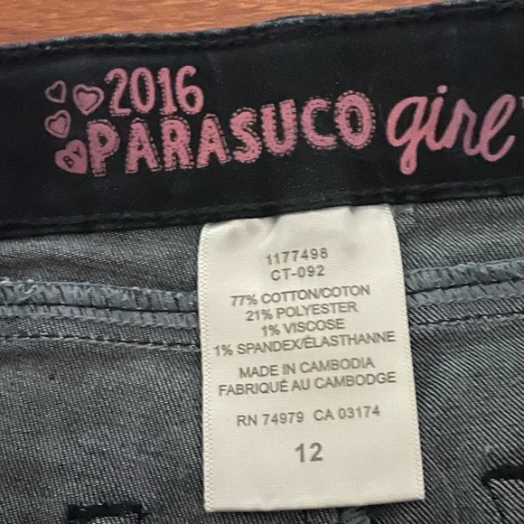 Parasuco Blue Straight Leg Dark Wash Jeans Classic Design - Picture 2 of 3